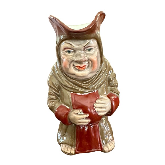 Vintage! 1930’s. Schafer & Vater Friar Tuck Monk Character Jug Pitcher. - Picture 2 of 15